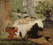 Paul Cezanne Une moderne Olympia oil on canvas